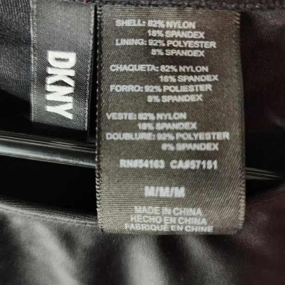 DKNY SWIM Gym Womens Cropped Beach Bikini (and Play) Top Black Size Medium NWT - Picture 7 of 12